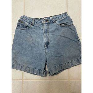 Calvin Klein High Rise Mom Jean Shorts